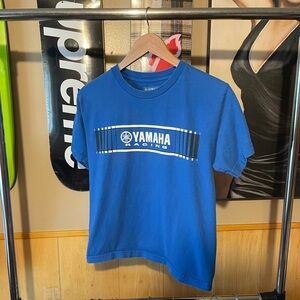 Boys, Yamaha shirt size large blue